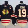 Chicago Blackhawks #19 Jonathan Toews 2015 Talvi Klassinen Musta Paita – Miesten