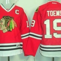 Chicago Blackhawks #19 Jonathan Toews Punainen Paita – Naisten