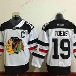 Chicago Blackhawks #19 Jonathan Toews Reebok Valkoinen 2016 Stadium Series Premier Paita – Miesten