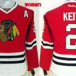 Chicago Blackhawks #2 Duncan Keith 2015 Stanley Cup Punainen Paita – Naisten