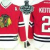 Chicago Blackhawks #2 Duncan Keith 2015 Stanley Cup Punainen Paita – Nuoret