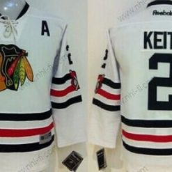 Chicago Blackhawks #2 Duncan Keith 2015 Talvi Klassinen Valkoinen Paita – Lasten