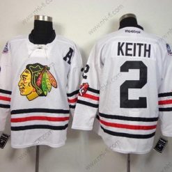 Chicago Blackhawks #2 Duncan Keith 2015 Talvi Klassinen Valkoinen Paita – Miesten