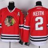 Chicago Blackhawks #2 Duncan Keith Punainen Paita – Miesten