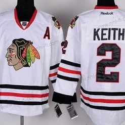 Chicago Blackhawks #2 Duncan Keith Valkoinen Paita – Miesten