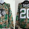 Chicago Blackhawks #20 Brandon Saad 2014 Maastokuvio Paita – Miesten