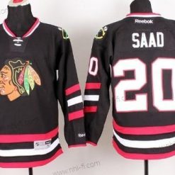 Chicago Blackhawks #20 Brandon Saad 2014 Stadium Series Musta Paita – Miesten