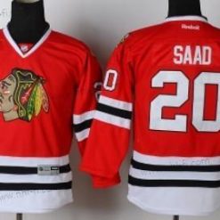 Chicago Blackhawks #20 Brandon Saad Punainen Paita – Lasten