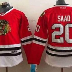 Chicago Blackhawks #20 Brandon Saad Punainen Paita – Naisten