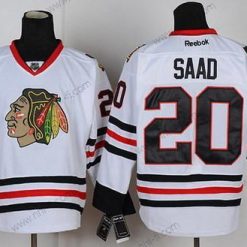 Chicago Blackhawks #20 Brandon Saad Valkoinen Paita – Miesten