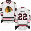 Chicago Blackhawks #22 Jordin Tootoo Valkoinen Jääkiekko Ommeltu NHL Paita – Miesten