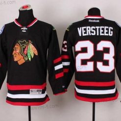 Chicago Blackhawks #23 Kris Versteeg 2014 Stadium Series Musta Paita – Miesten