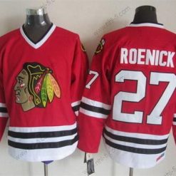 Chicago Blackhawks #27 Jeremy Roenick Punainen Retro CCM Paita – Miesten