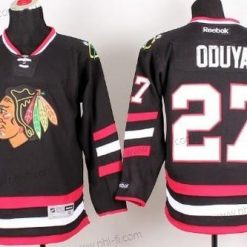 Chicago Blackhawks #27 Johnny Oduya 2014 Stadium Series Musta Paita – Miesten