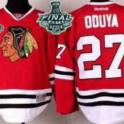 Chicago Blackhawks #27 Johnny Oduya 2015 Stanley Cup Punainen Paita – Nuoret