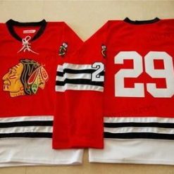 Chicago Blackhawks #29 Bryan Bickell 1960-61 Punainen Vintage Paita – Miesten