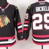 Chicago Blackhawks #29 Bryan Bickell 2014 Stadium Series Musta Paita – Miesten