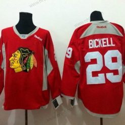 Chicago Blackhawks #29 Bryan Bickell 2014 Training Punainen Paita – Miesten