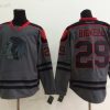 Chicago Blackhawks #29 Bryan Bickell Charcoal Harmaa Paita – Miesten