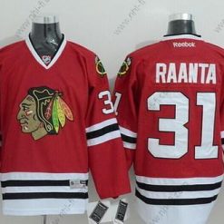 Chicago Blackhawks #31 Antti Raanta Punainen Paita – Miesten