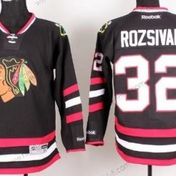 Chicago Blackhawks #32 Michal Rozsival 2014 Stadium Series Musta Paita – Miesten