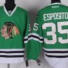 Chicago Blackhawks #35 Tony Esposito Vihreä Paita – Miesten