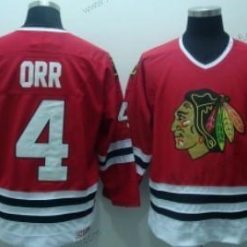 Chicago Blackhawks #4 Bobby Orr Punainen Retro CCM Paita – Miesten