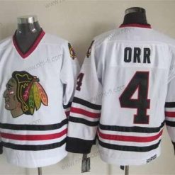 Chicago Blackhawks #4 Bobby Orr Valkoinen CCM Vintage Paita – Miesten