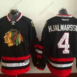 Chicago Blackhawks #4 Niklas Hjalmarsson 2014 Stadium Series Musta Paita Versio 2 – Miesten