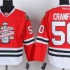 Chicago Blackhawks #50 Corey Crawford 2013 Champions Commemorate Punainen Paita – Miesten