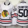 Chicago Blackhawks #50 Corey Crawford 2015 Talvi Klassinen Valkoinen Paita – Naisten