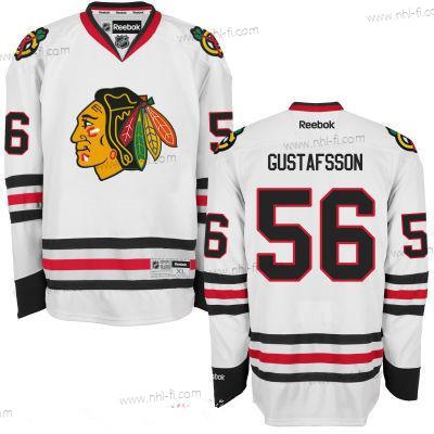 Chicago Blackhawks #56 Erik Gustafsson Valkoinen Jääkiekko Ommeltu NHL Paita – Miesten