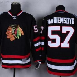 Chicago Blackhawks #57 Trevor Van Riemsdyk 2014 Stadium Series Musta Paita – Miesten