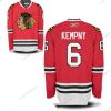 Chicago Blackhawks #6 Michal Kempny Punainen Kotiottelu Jääkiekko Ommeltu NHL Paita – Miesten