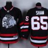 Chicago Blackhawks #65 Andrew Shaw 2014 Stadium Series Musta With Musta Skulls Paita – Miesten