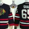 Chicago Blackhawks #65 Andrew Shaw Musta Paita W/2015 Stanley Cup Champion Patch – Lasten