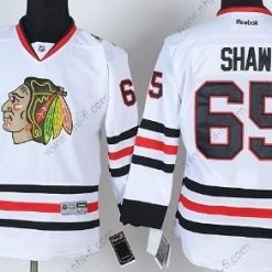 Chicago Blackhawks #65 Andrew Shaw Valkoinen Paita – Lasten