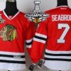 Chicago Blackhawks #7 Brent Seabrook Punainen Paita W/2015 Stanley Cup Champion Patch – Lasten