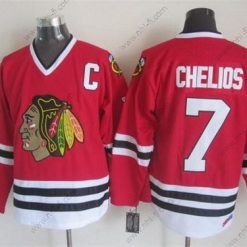 Chicago Blackhawks #7 Chris Chelios Punainen Retro CCM Paita – Miesten