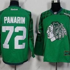 Chicago Blackhawks #72 Artemi Panarin Vihreä 2016 St. Patrick’S Day Jääkiekko Paita – Miesten