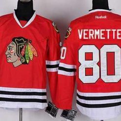 Chicago Blackhawks #80 Antoine Vermette Punainen Paita – Miesten