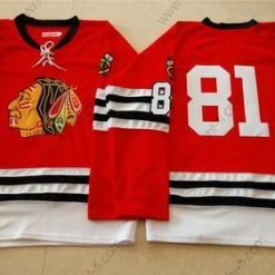 Chicago Blackhawks #81 Marian Hossa 1960-61 Punainen Vintage Paita – Miesten