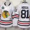 Chicago Blackhawks #81 Marian Hossa 2015 Stanley Cup 2015 Talvi Klassinen Valkoinen Paita – Naisten