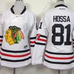 Chicago Blackhawks #81 Marian Hossa 2015 Talvi Klassinen Valkoinen Paita – Naisten