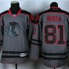 Chicago Blackhawks #81 Marian Hossa Charcoal Harmaa Paita – Miesten