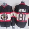 Chicago Blackhawks #81 Marian Hossa Musta Vieras CCM Vintage Paita – Miesten