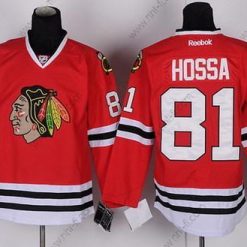 Chicago Blackhawks #81 Marian Hossa Punainen Paita – Miesten