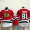 Chicago Blackhawks #81 Marian Hossa Punainen Paita – Naisten