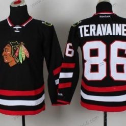 Chicago Blackhawks #86 Teuvo Teravainen Punk 2014 Stadium Series Musta Paita – Lasten