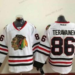 Chicago Blackhawks #86 Teuvo Teravainen Valkoinen Paita – Miesten